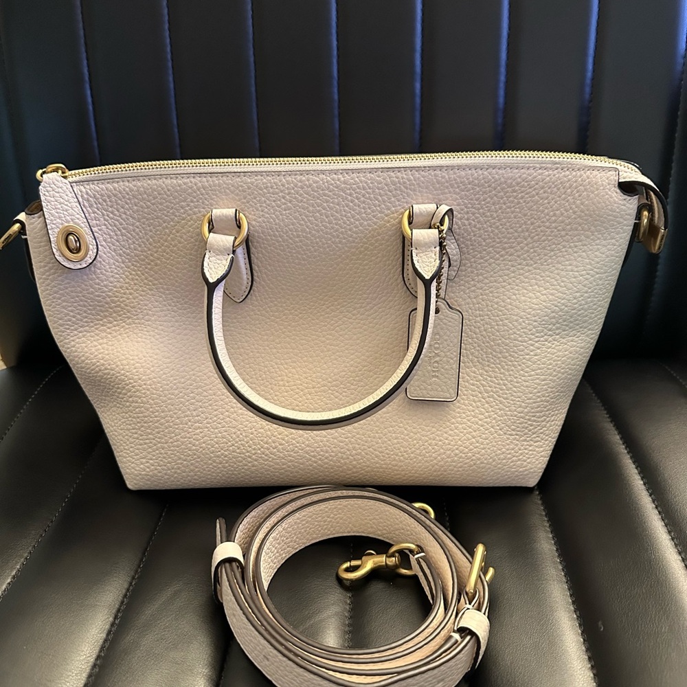 Coach Cara Crossbody Satchel - Chalk